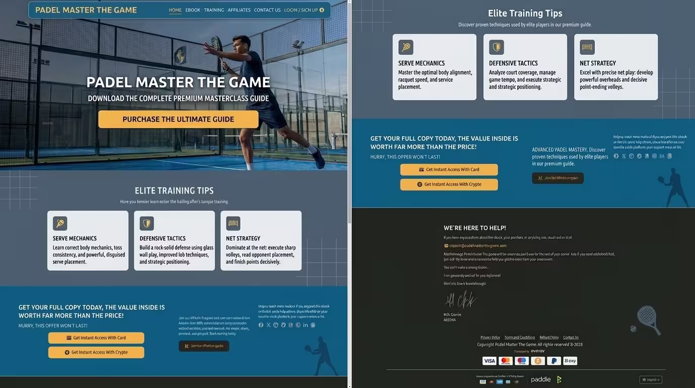 Padel Master The Game overview
